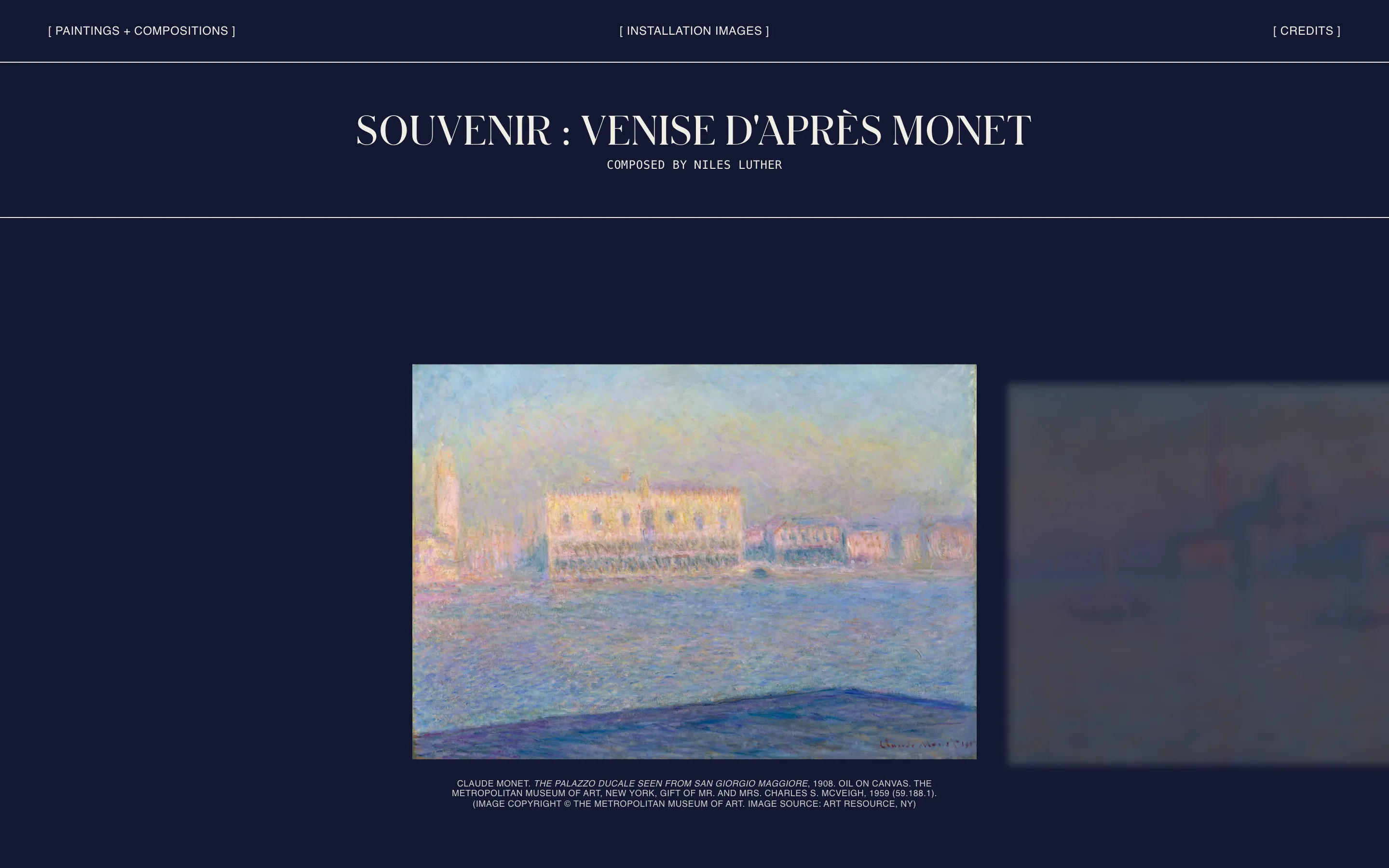 The Monet and Venice Symphony site